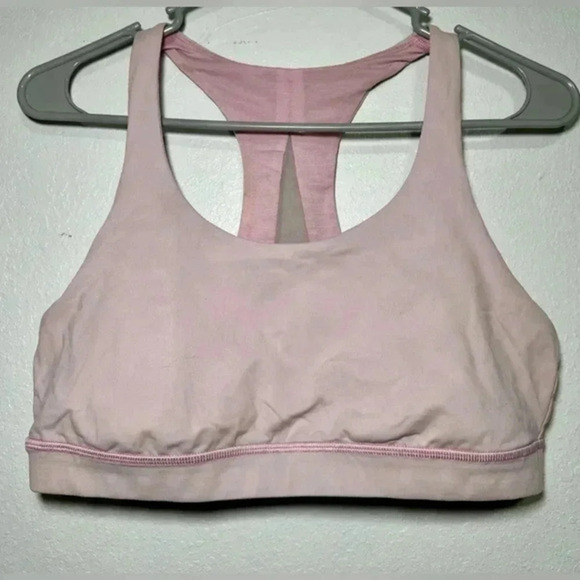 Lululemon Size 10 Invigorate‎ Mesh Ventilation Racerback Sports Bra Wire Free - Picture 7 of 8